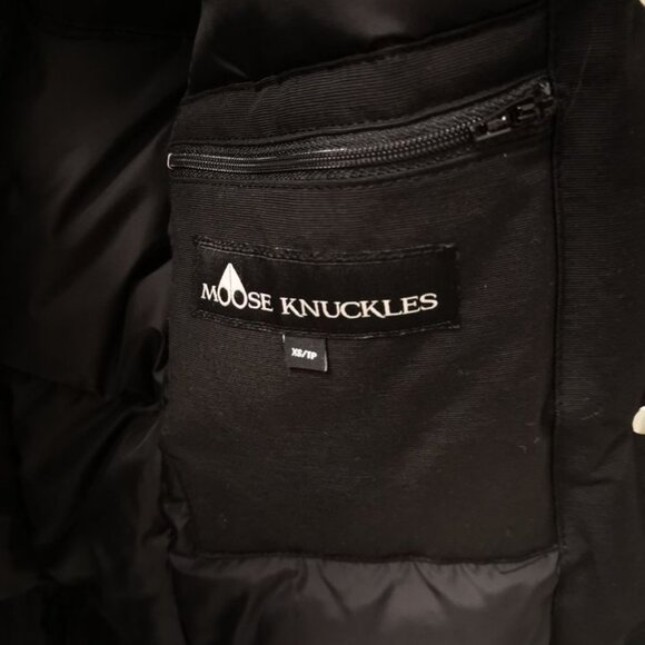 Women Moose Knuckles Original Stirling Parka Fur XS Size - Picture 4 of 6